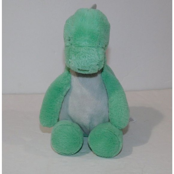 Carters 2018 Green Gray 9" Plush Dinosaur stuffed 67603 lovey - Picture 3 of 6